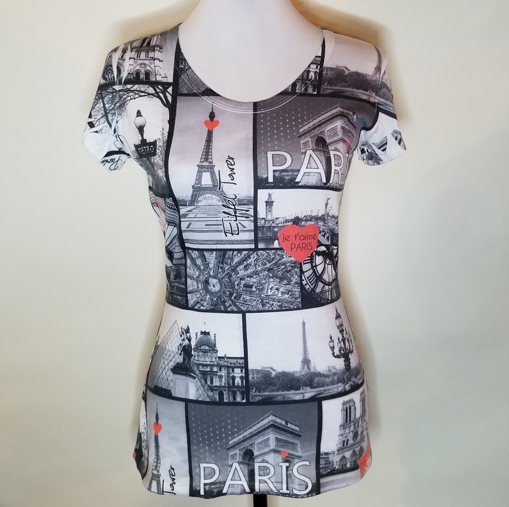 Je t'aime Paris Medium Tee